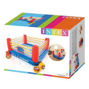 جامپینگ بادی طرح رینگ بوکس اینتکس با دستکش Inflatable jumping box design box Intex_اسباب بازی ورزشی